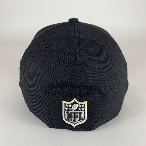Indianapolis Colts NFL Black New Era 59Fifty Wool Fitted Hat Mens 7 3/8 - Picture 3 of 5